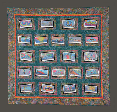 Salmon Festival Quilt