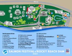 2023 Salmon Festival Map